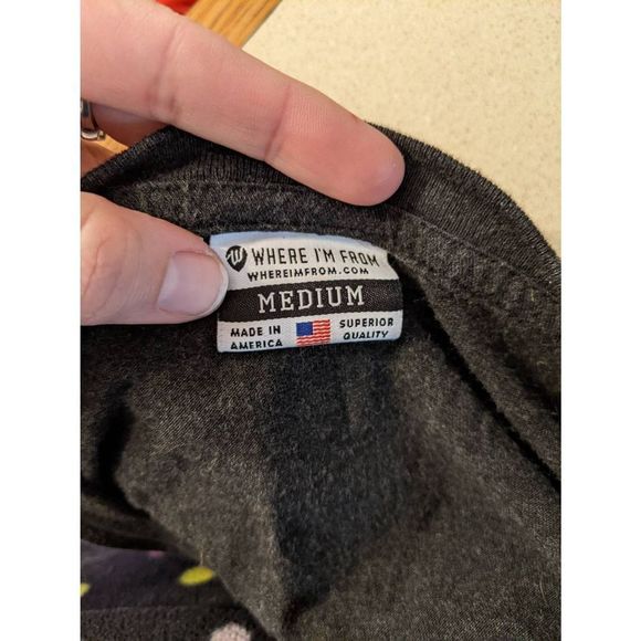 Size M Men's Star Wars Ohio Graphic Etsy T-Shirt; Where I'm From; Grey; NWOT - Picture 7 of 8